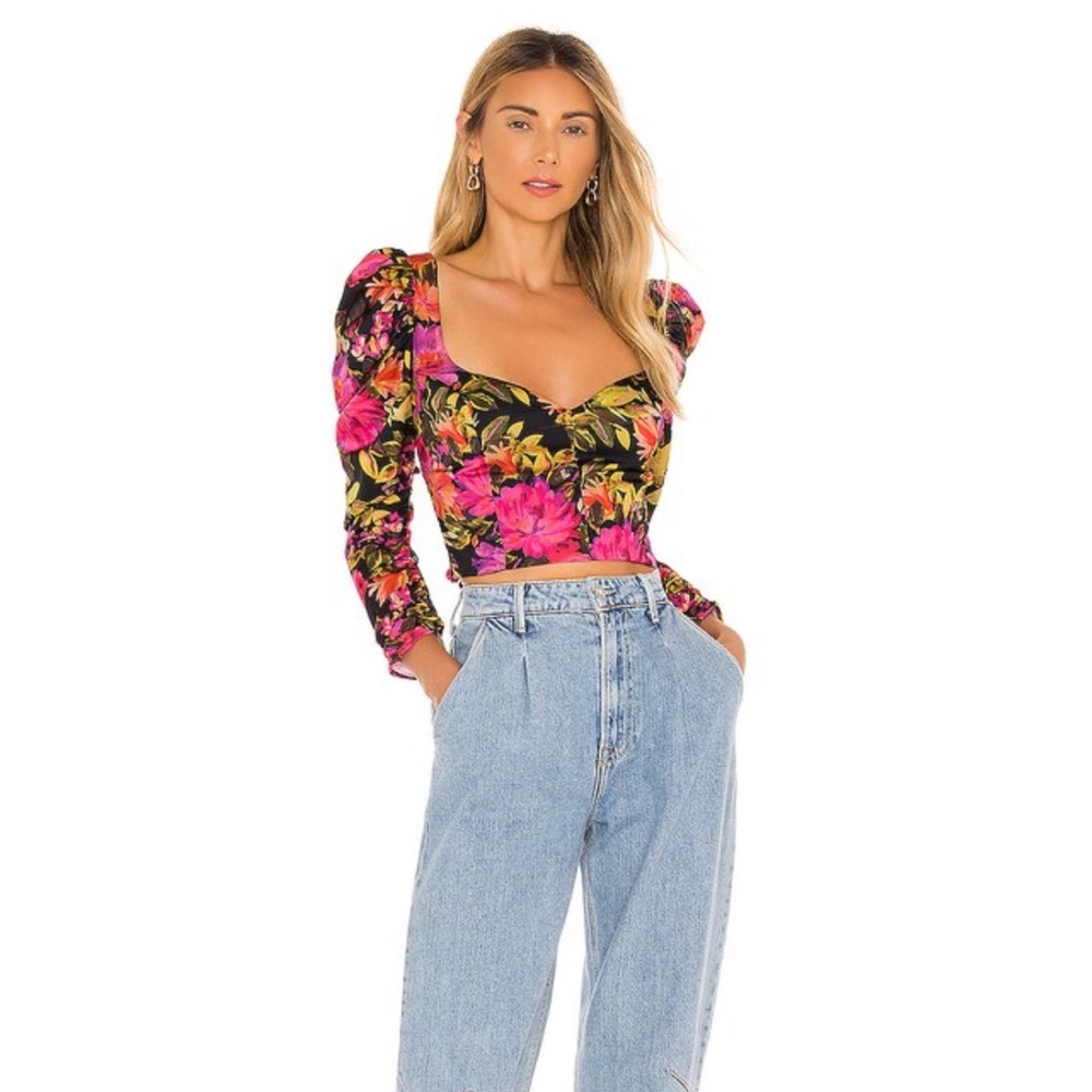 For Love and Lemons Dakota Crop Top